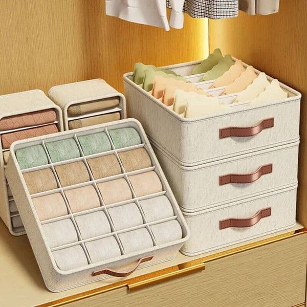 Bestseller Underwear Sock Bra Storage Drawer Organizer For Ties Wardrobe Clothes Socks Organiser Cabinet Separator Box ddmytues