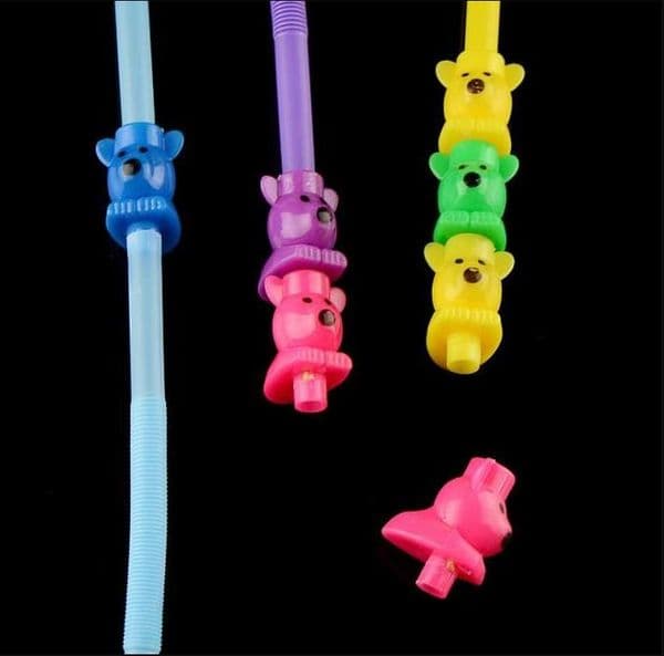 Cartoon straw connector , Wholesale Glass bongs Oil Burner Glass Pipes Water Pipe Oil Rigs Smoking Free Shipping