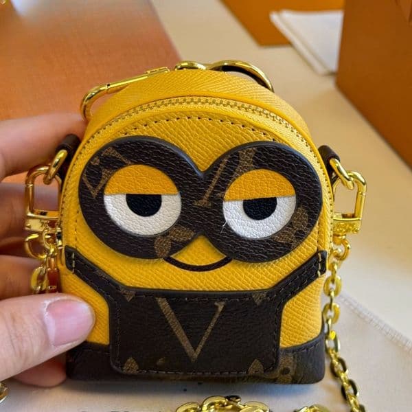 Bag Charms Keychains with Chain Lanyards Designer Leather Car Keyring Chain Mini Bag Purse Zipper Pocket Bag Pendant Keys