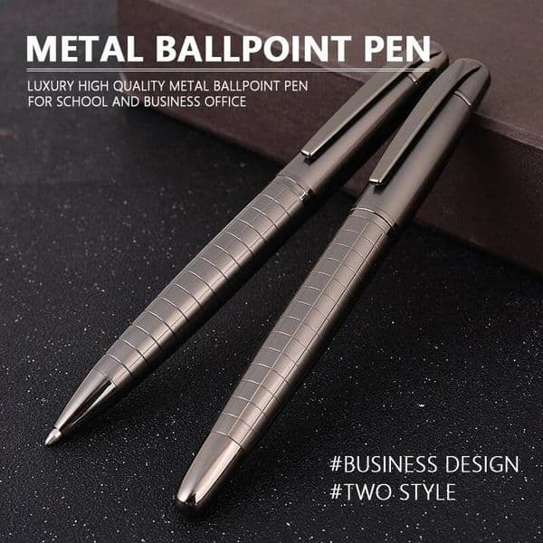 Bestseller Business Rotating Metal Ballpoint High Quality Black Ink Smooth Writing Rollerball Signature Pen Office Gifts Stationery ddmySat