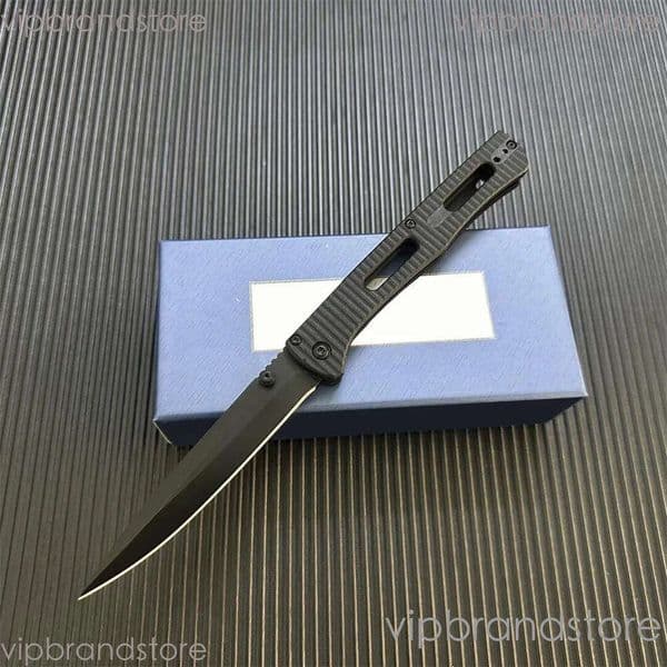3Models 417/417BK Fact Folding Knife 3.95 S30V Black DLC Spear Point Blade Nylon fiber fixed blade knife Handles with Tactical Pocket Knives EDC Tools