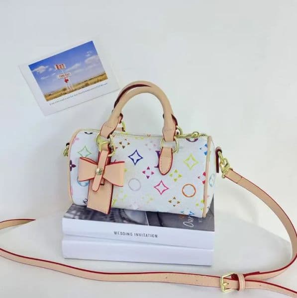 Luxury bag Designer Crossbody Diane Baguette Vintage Canvas Jacquard Strap Flower Flap Embossed Letters Clutch Purse Shoulder Bags Tote Bag A9875