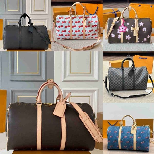 Duffel Bags 10A designer duffle bag Men women fashion travel bag Large capacity Zipper open and close coated canvas leather hand bill shoulder crossbody travel bags