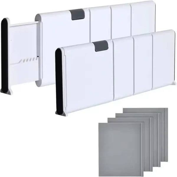 Dividers Retractable Adjustable Storage Drawer Partition Holder Clapboard Kitchen Organizer Household