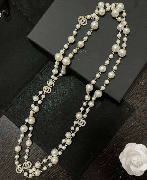 Brand Designers Necklace Pearl Long Chain Diamond Necklace Luxury Necklace Sweater Chain Jewelry Accessories gifts Christmas