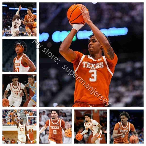2025-26 Texas Longhorns College basketball Jersey S-4XL