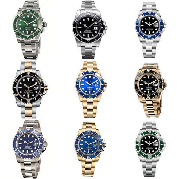 2026 High Quality Classic cologne Green perfume Diving Stainless Steel Strap Ceramic Bezel Designer Same Style Watch Wholesale Free Shipping