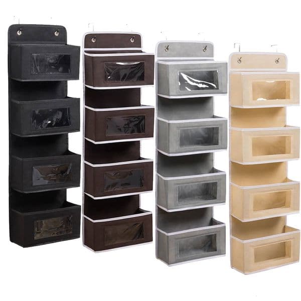 1pc, Door Rack, Wall Mounted Fabric Room Space Suitable For Storage In Cabinets, Bathrooms ddmynov