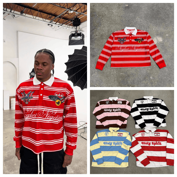 Mens T Shirts Y2k American Retro Street Style Letter Embroidery Lapel T-shirt Hip-Hop Style Loose Casual Hoodie Spring Autumn Mens Striped Long Sve Top L260518
