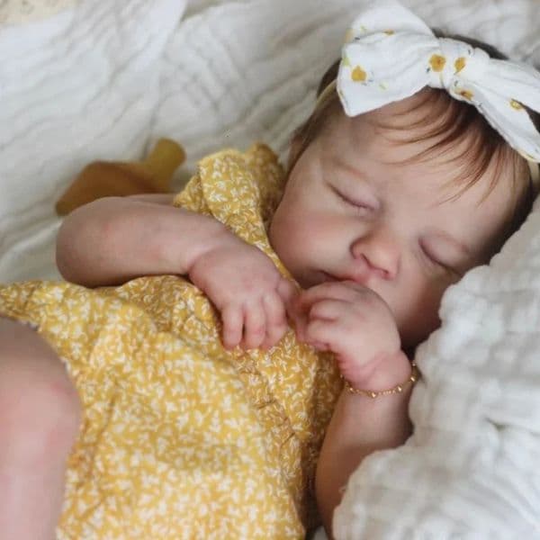 49cm Full Body Vinyl Reborn Doll Loulou with Rooted Hair born Baby 3D Painted Skin with Visible Veins Beb Reborn Juguetes 260104BJ