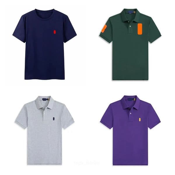 Men's T Shirts Designer Polo Shirt Embroidery Pattern Tops Short Sleeve Men Oversize Size Lapel Tee Stand Collar Sport Clothing Quick Aa7