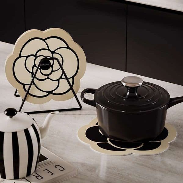 Advanced Anti-scalding Plate Soup Pot Heat Insulation Coaster Water Absorption High Temperature Resistance Quick-drying Household Bowl Dining Table Mat