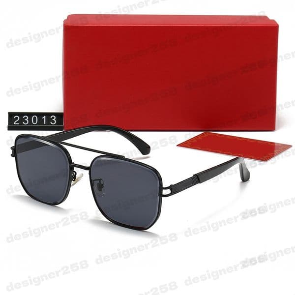 Designer high-end female letter brand-name sunglasses fashion outdoor beach sunshade UV polarized glasses gift box lunettes de soleil