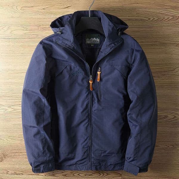 Breathable Unisex Outdoor Jacket with Adjustable Hood for All Seasons