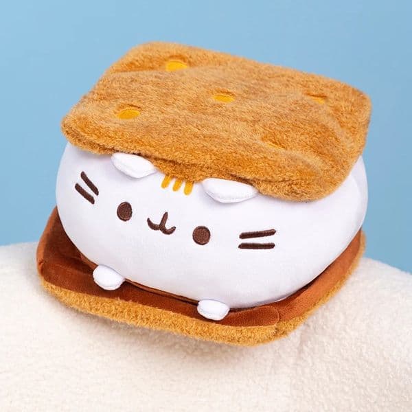 Kawaii Sand Biscuit Cat Dolls Chocolate Cookie Fat Cat Plush Toy Stuffed Animals Cushion Accompany Sleep Toy Kids Gifts 260106