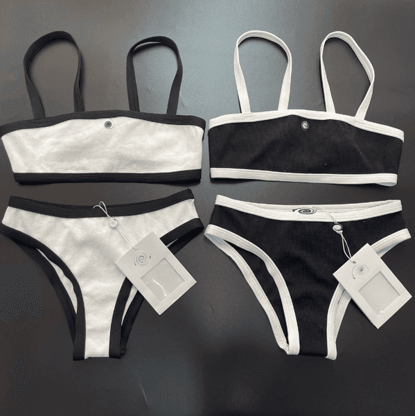 Women's Swimwear Two-piece Swimsuit Sexy Strap Style Backless Bra Slimming Bikini Summer