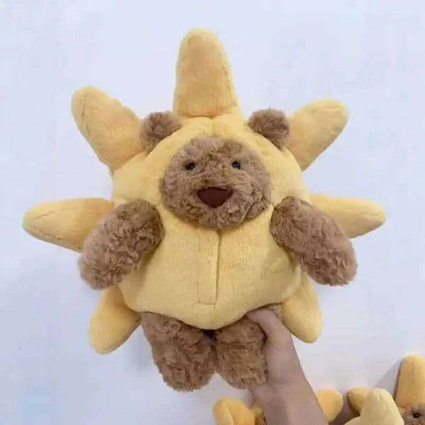 2025 Christmas Jellys Bassero Bear Series Pumpkin Bathrobe Love Bat Eggplant Sun Doll Ornaments Cat And Dog Interactive Toy Pet Holiday Gift C251107