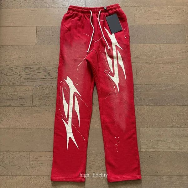 Oat Designer Man Designer Mens Flared Winter Pants Sports Baggy Sweatpants Letter Fur Pattern Print Joggers Vintage Hip Hop Drawstring Trousers Men 8B7