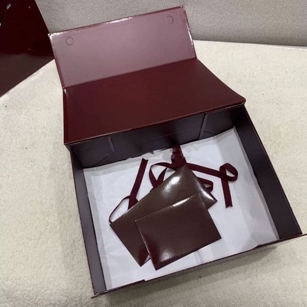New High-end and Elegant Red G Packaging Box Paper Bag Luxury Gift Wraps Folding Box Dust-proof Bag Gift Packagings