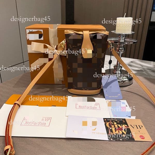 Full VIP designer bag Packaging Classic Mini Fries Package Exclusive Inner Label Not Luxury handbag For Sale Old Style Yellow Leather Phone Bag New Model
