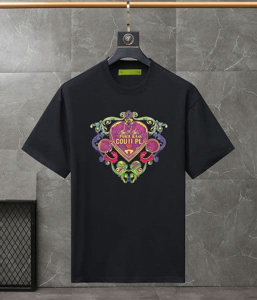 Vintage printed short sleeve wash water to Shirts Loose Casual Men top quality short men Tees Short Sleeve Clothing Fashion Men Clothing black men men's Hip Hop