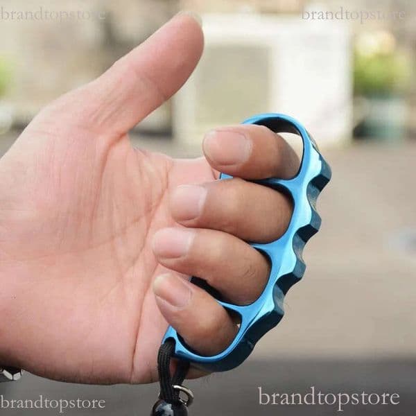 Sturdy Knuckle Duster Boxing Self knuckle dusters self defense Defense Four Finger Buckle Window Breaker Outdoor EDC Tool
