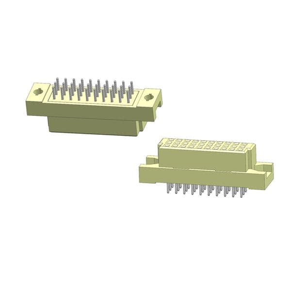 50 pcs 30 pins 3 rows DIN41612 connector vertical female socket 2A