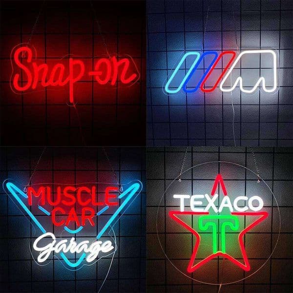 LED Car Service Series Led Neon Signs, Used In Auto Repair Shops, Garage Accessories, Bar,Man Cave Art Decor, Usb Powered. X260107