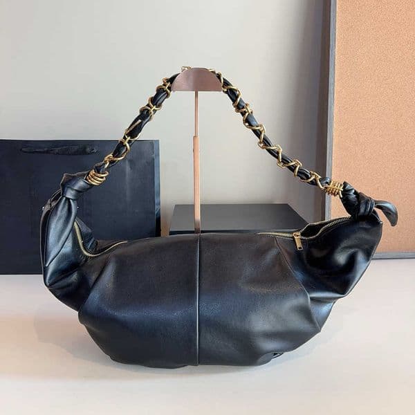 10A Half Moon Bag Tote Bag Designer Handbags Women Vintage Suede Leather Totes High Quality Hobo Shoulder Bags Cool Street Black Purses