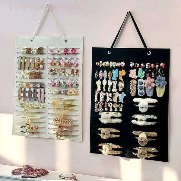 MAX-22Hair Bows Organizer Wall Headband Holder Hair Clip Hanger Jewelry And Accessory Storage Hanging Bag 26N0107