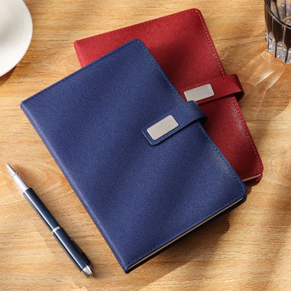 New High-End Business Notebook Custom Logo Thickened B5 A5 Leather Study Office Meeting Notepad