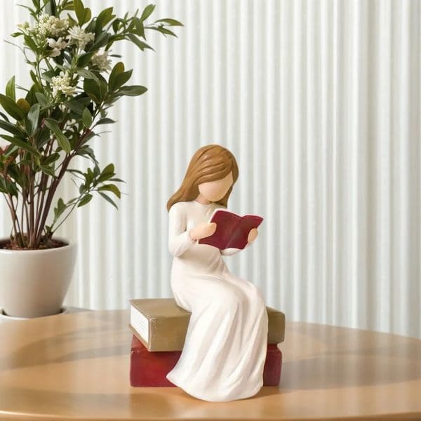 Exclusive Gift for Book Lovers Thinker Reading Statue a G iftf orB ookL oversTeachersStudentsLiteraryEnth 260104