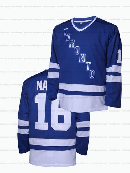 16 MARNER 88 NYLANDER Men's Ice Hockey Jerseys Stitched Letters with Pullover Closure Long Sleeves Adult In Stock Fast Shipping