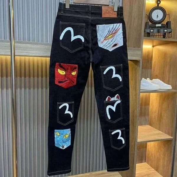 Luxury Simple Style High-end Jeans Brand Craftsmanship European Goods New Elastic Washed Long Pants Slim Fit Trendy