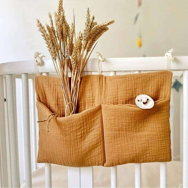 1PC Bedhead hanging miscellaneous bedside table storage bag iron frame bed dormitory supplies 26T0107