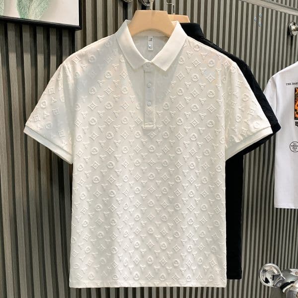 Luxury Brand Designer Clothes Internet Celebrity Hot-Selling Half-Sleeve Mens T-Shirt European Style Niche High-End Trendy Brand Light Luxury Mens T-Shirt Sho