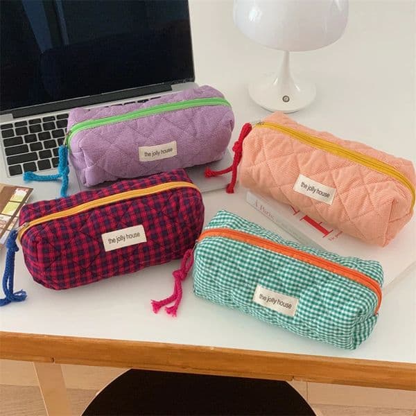 Pencil Case Pen Office College School Storage Bag Pouch Holder Box Organizer 260107