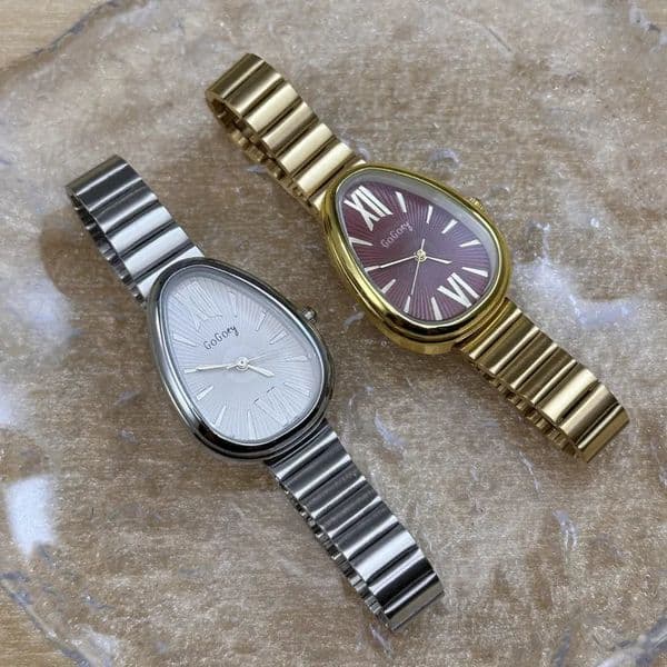 Ladies Watches gift Snake Head Watch for Women Fashion Steel Strap Quartz Wristwatches Drop Clock 260106