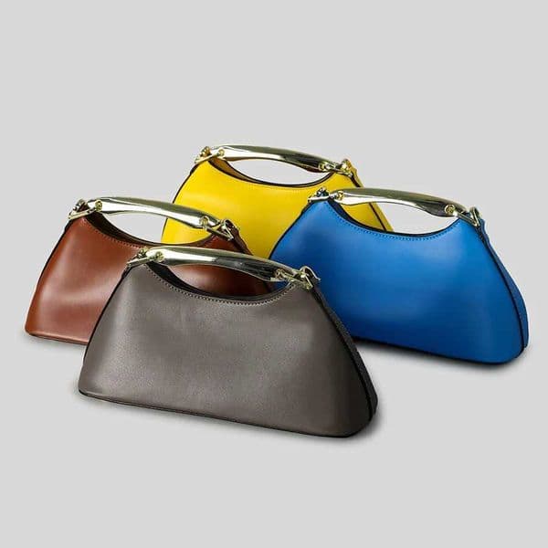 LuxuryTextureWomenBagDurableEveningPartyMetalHandleAntiThiefWomenMiniOpenStorageShoulderBag