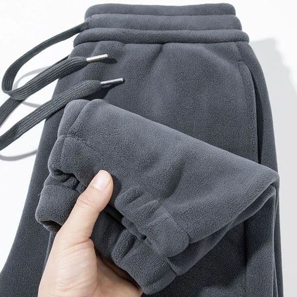 Thiened Fce Double-sided Fce Mens Casual Pants Anti-cold Warm Wear-resistant Large Size Sweatpants Youth Faion 260106