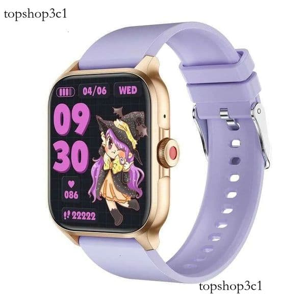 SHINECON Smartwatch 1.85 Screen Girls Heart Rate Healthy Sports Bluetooth Phone Watch Voice Call Waterproof