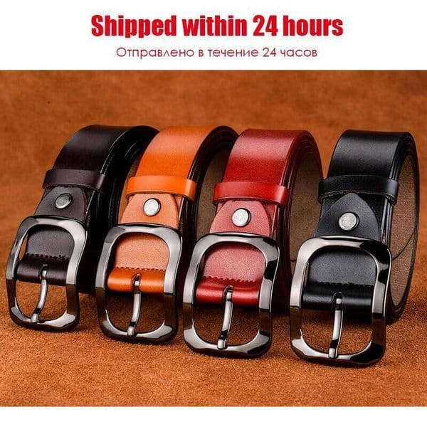 VATLTY 3.2Cm Genuine Leather For Women Natural Cowhide Metal Buckle Casual Jeans Trousers Belt Female Waistband Gifts
