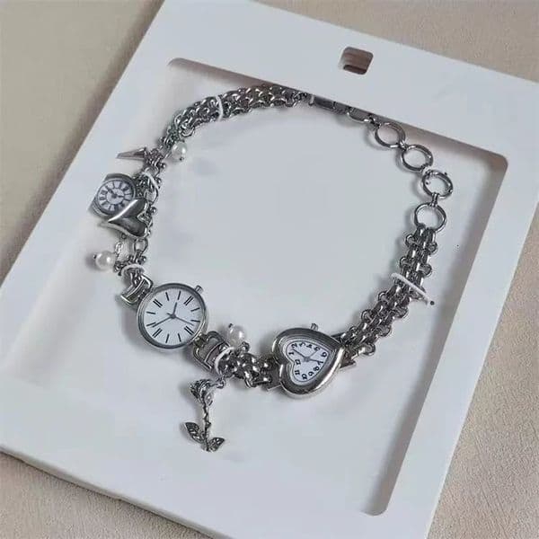 Fashionable And Trendy Watches Necklaces Punk Womens Necklaces Pearl Elegant Party Jewelry Accessories 251230