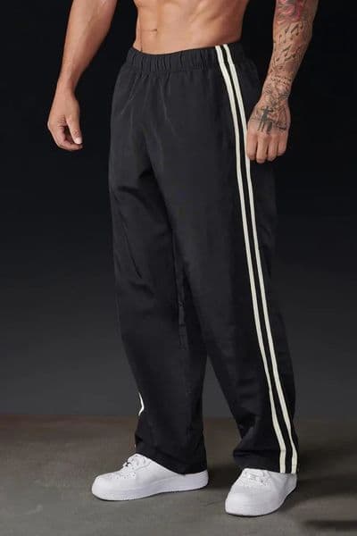 GYM Long Pants Mens Running Casual Straight Leg Sweatpants Autumn Product Bodybuilding Loose Training Sports 260104
