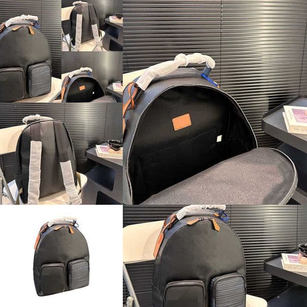 Men Leather Backpack Bag Letter Print Designer Backpack Daypack Luxury Satchels School Bag For Man Back Pack Laptop Travelling Bag 240715 handbags