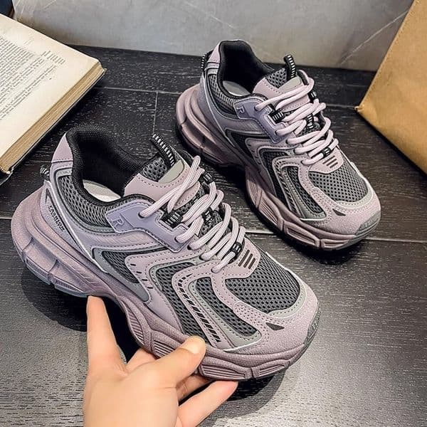 Ddmytiger Fashion Thick Soled Dad For Women Autumn New Versatile Retro Lightweight Casual Running Korean Style Sports Shoes Outdoor Shoes