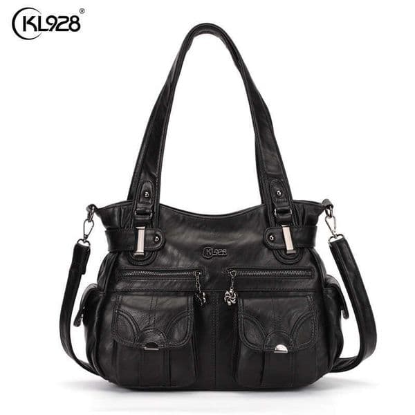 Fashion Shoulder new hot sale European and Free shipping American Large Capacity PU Women's Wholesale Crossbody Tote Bag New Handbag