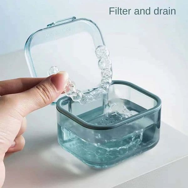 Invisible Braces Orthodontic Retainers Storage Boxes Dental Portable Denture 260107