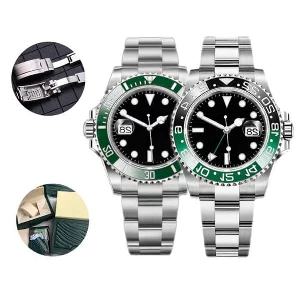 2026 Luxury Stainless Steel Diving Mechanical Watch 40Mm 5Bar Water Resistance High Quality Classic cologne Sports Sapphire perfume Crystal Free Shipping