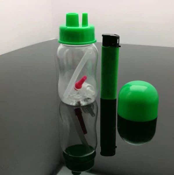 Glass Pipes Smoking Hand-blown Beautifully Handcrafted Smoking Pipe Colorful plastic bottle kettle